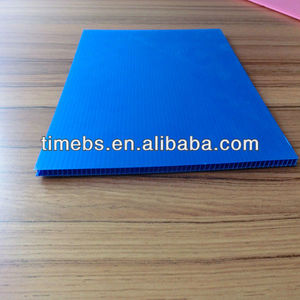 4mm Blue Corrugated Plastic Board <strong>4x8</strong>/plastic Hollow <strong>Sheet</strong>/<strong>coroplast</strong> <strong>Sheet</strong> - Product Image 2