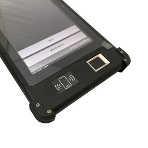 Wasserdichte IP65 4G SIM-Karte WIFI Wireless Portable NFC Kapazitiver <span class=keywords><strong>Sensor</strong></span> Robuster Leser PC Android Finger abdruck Tablet Zeituhr - Product Image 4