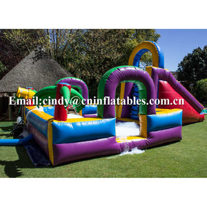 Tropical <strong>Inflatable</strong> Foam <strong>Slide</strong> <strong>Combo</strong> Party <strong>Inflatable</strong> Foam Pit for Kids Adults - Product Image 3