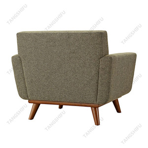 <span class=keywords><strong>Fauteuil</strong></span> en bois dur et tissu de <span class=keywords><strong>lin</strong></span>, siège unique, 1 pièce, meilleures ventes, 2017 - Product Image 5