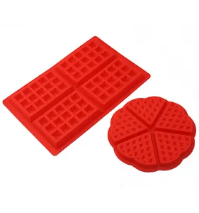 Molde de silicone para bolos e waffles de grau alimentício GreenEarth Molde para assadeiras