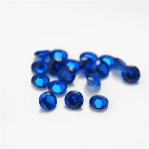 1000 Stks/pak 1.0 ~ 3.0 Mm 113 # Industriële Lab Gemaakt Losse Blue Sapphire Synthetische Spinel