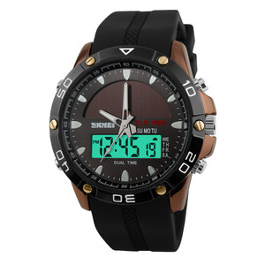 <span class=keywords><strong>Montre</strong></span> SKMEI Marque 1064 LED Numérique Quartz Double Affichage Alimentée par Énergie Solaire 50M Étanche Montres de Plongée - Product Image 2