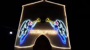 Offre Spéciale Ramadan Musulman Décoratif Éclairage Extérieur Étanche LED 3D LUMIÈRE