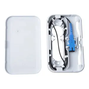Мини-распределительная коробка <span class=keywords><strong>1</strong></span> ядро <span class=keywords><strong>Ftth</strong></span> Клеммная Коробка ABS внутренняя оптоволоконная розетка панель - Product Image 1
