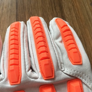 Rindsleder Leder Unzerstörbar Cut Proof Mechanische <span class=keywords><strong>Hand</strong></span> Bohren Handschuhe - Product Image 5