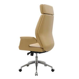 Piezas de Silla de Oficina Ejecutiva de Respaldo Alto Mjx Recaro 200kg Ergonómica <span class=keywords><strong>Steelcase</strong></span> de Madera Antigua de Diseño con Respaldo Alto de Cuero - Product Image 4