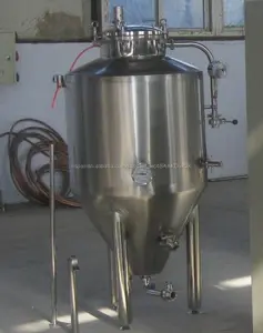 Fermentador cónico de acero inoxidable 100L / 200L / depósito de fermentación piloto / fermentador doméstico