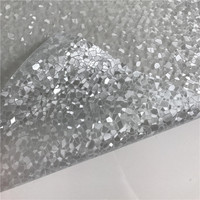 L022 3D Laser 0,3mm Dekorative Abziehbare Tönungsfolie Mattierte Statische Haftfolie Selbstklebende Vinyl-Fensterfolie für Dekorative Glasverglasung