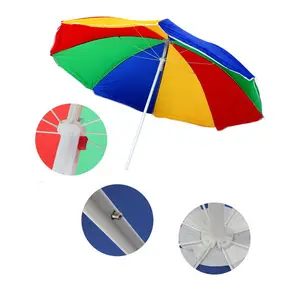 SHENGMING Custom Printing Opvouwbare Parasol Strand