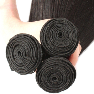 Precio de fábrica sin procesar humano del trenzado del pelo de la trama a granel - Product Image 4