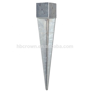 Anclajes de poste de valla de madera HDG de construcción de madera tipo U/L/T - Product Image 4