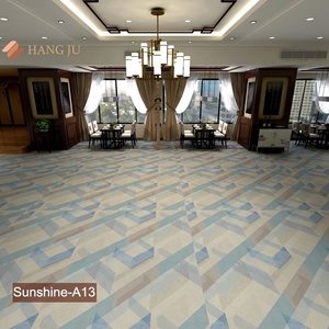 Alfombra de Hotel de 10mm de grosor con estampado de nailon, alfombra morada para salón de banquetes, nuevo diseño, serie Shanghai Hangju Sunshine - Product Image 4