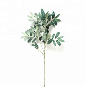 Branches d'<span class=keywords><strong>olivier</strong></span> artificielles avec olives Real Touch Faux feuilles d'<span class=keywords><strong>olivier</strong></span> pour pièce maîtresse <span class=keywords><strong>de</strong></span> vase - Product Image 3