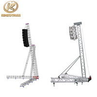 Aluminio line array truss Torre altavoz Torre truss