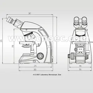 OPTO-EDU A12.0907-A Nueva Luz LED Binocular Avanzada Biol6gico Microscopio De Laboratorio