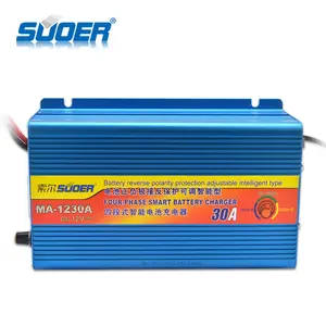 Süper 30A 12 V Akıllı hızlı şarj ters güneş kurşun asit pil şarj cihazı