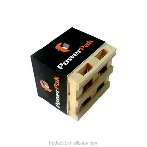 Print Wood Pallet Memo Cube / Memo Pad Notepad With Wood Pallet