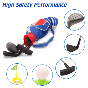 EXERCICE and PLAY Deluxe Ensemble de clubs de golf pour tout-petits Happy Kids Jouets Grow-To-Pro Golfeur Ensemble de 15 pièces avec sac de transport - Product Image 3