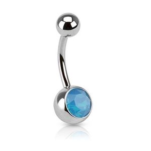 316l moda paslanmaz çelik tasarlanmış Opalo Belly Button yüzükler göbek <span class=keywords><strong>Piercing</strong></span> vücut takı Joyeria <span class=keywords><strong>Piercing</strong></span>