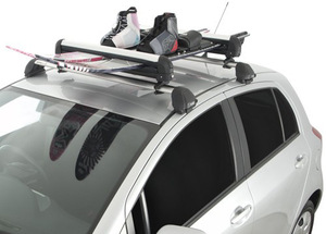 Aluminio <span class=keywords><strong>al</strong></span> por mayor techo portabicicletas coche portador portaesquís nieve estante - Product Image 3