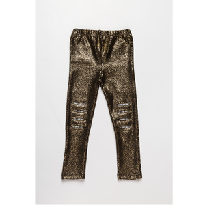 Pantalons en <span class=keywords><strong>cuir</strong></span> pour enfants confortables multicolores, leggings en <span class=keywords><strong>cuir</strong></span> pour bébé fille - Product Image 6