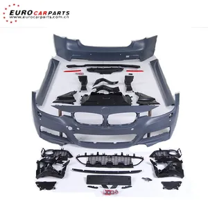 Kit bodi PP F30 untuk mobil, 3 seri F30 32-2015y F30 kit termasuk rok samping bumper belakang bahan pp untuk kit bodi f30