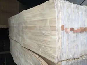 Parmak eklemli rubberwood kaplama ucuz fiyat yüz kontrplak için ahşap kaplama