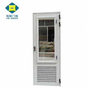 <span class=keywords><strong>Porte</strong></span> d'entrée en verre blanc à battants en aluminium, design graphique moderne, <span class=keywords><strong>porte</strong></span> intérieure en verre teinté en alliage d'aluminium, portes en verre hautes - Product Image 3