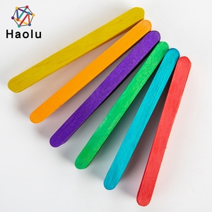 Palos <span class=keywords><strong>de</strong></span> madera para hacer helados, varitas multicolor para hacer helados - Product Image 3