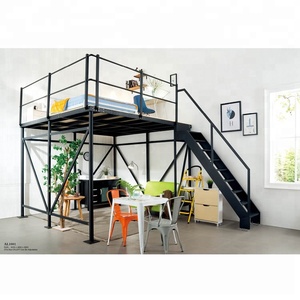 Tipo de Metal estructura de hierro para loft <span class=keywords><strong>apartamento</strong></span> dormitorio con escalera del edificio de apartamentos - Product Image 1
