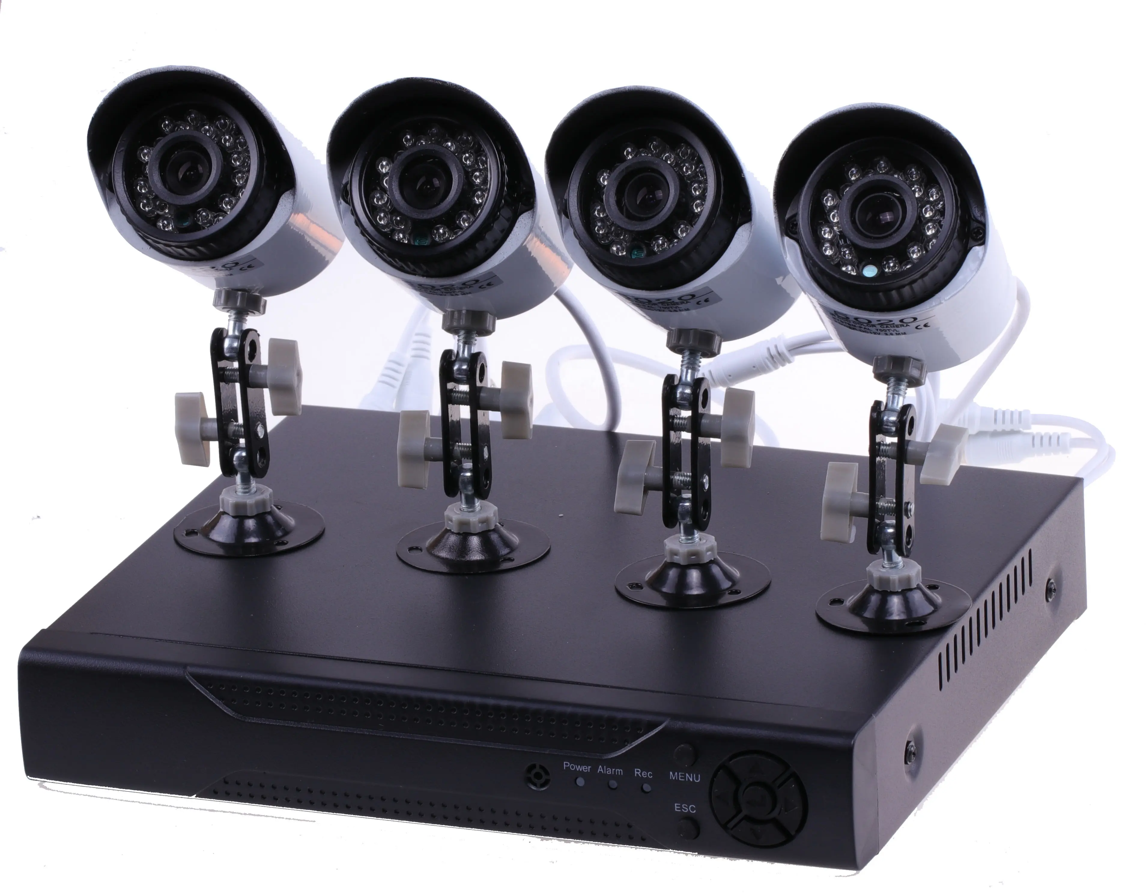 Fabricante de bajo costo 4ch cctv dvr kit 1080P AHD cámara cctv sistema de seguridad para el hogar SISTEMA DE