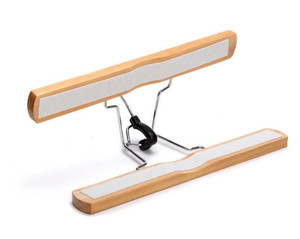 <span class=keywords><strong>Perchas</strong></span> <span class=keywords><strong>para</strong></span> Ropa al por Mayor, Color Natural, <span class=keywords><strong>Perchas</strong></span> de Madera de Loto <span class=keywords><strong>para</strong></span> <span class=keywords><strong>Faldas</strong></span> y Pantalones - Product Image 6