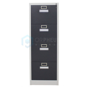 Under Desk Office File <strong>Storage</strong> Furniture Black Pedestal <strong>Lockable</strong> Steel Cupboard 4 Drawers Metal Office File <strong>Cabinet</strong> - Product Image 3
