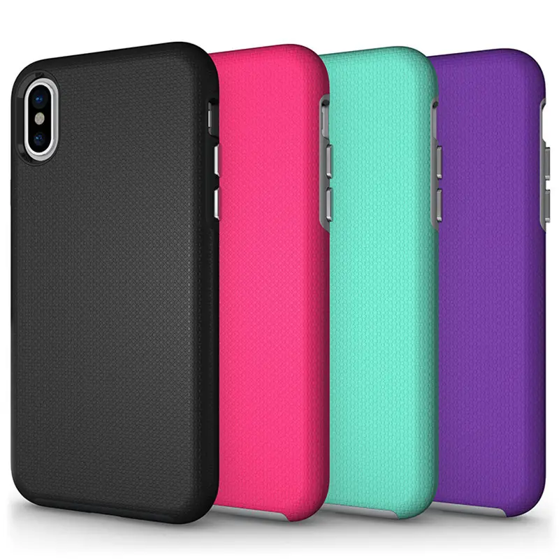 Bright colors antiskid design for oneplus 5 case, 2 in 1 shockproof pc tpu mobile phone case for oneplus 3