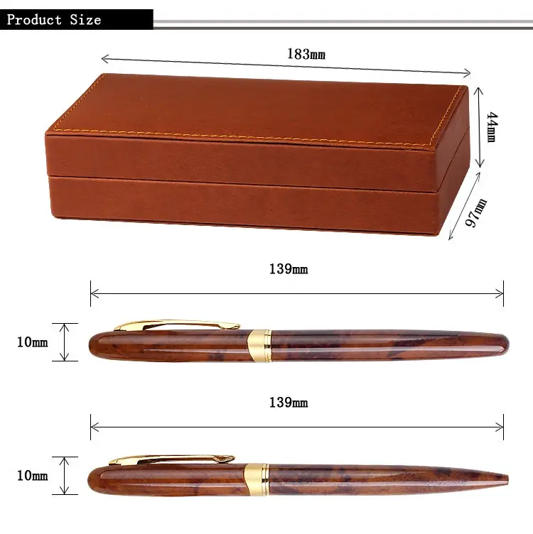 Высококачественная деревянная ручка в деловом стиле, рекламные деревянные шариковые ручки, производитель в Китае