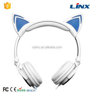 De China al por mayor Del Auricular Barato Gato Oreja Los Auriculares para Escuchar Música - Product Image 1