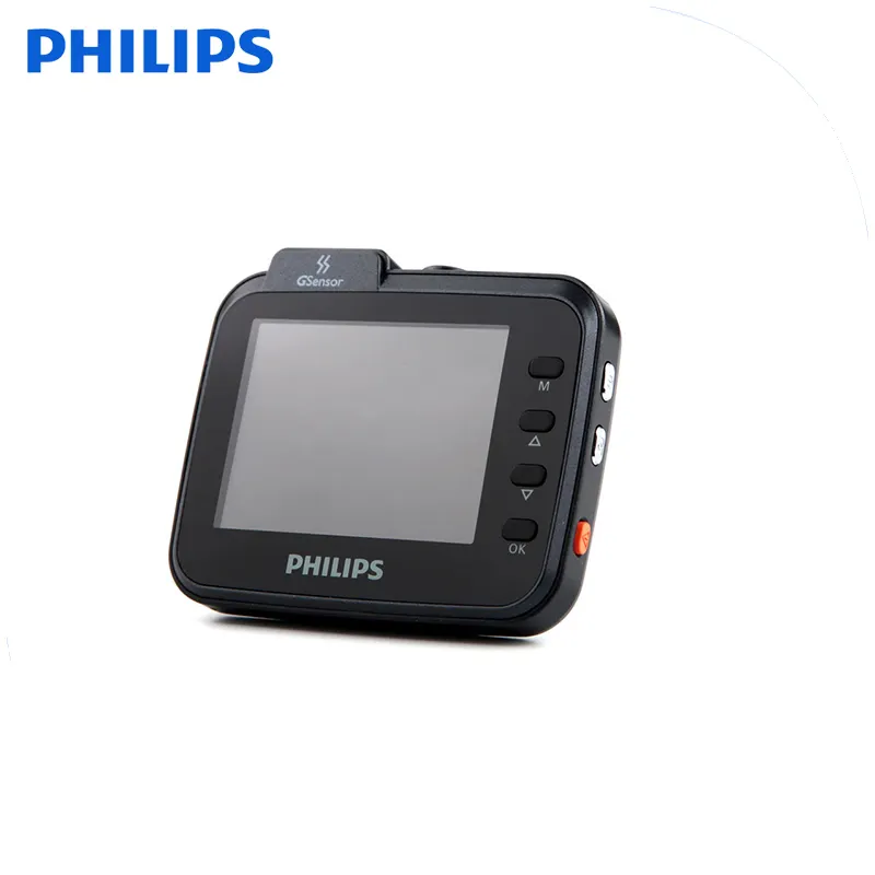 필립스 2.4 인치 레이더 감지기 자동차 비디오 레코더 GPS 데이터 로거