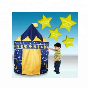 Personnalisé <span class=keywords><strong>Amazon</strong></span> Ebay Wish Sell Well Print pour Garçons Filles Bébé Toddler Playhouse Château de Prince House <span class=keywords><strong>Tente</strong></span> pliable - Product Image 2