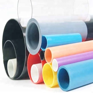 Tubo acrílico negro plástico colorido - Product Image 1