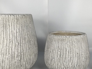 Grands pots de fleurs en fibre de verre légers et durables pour l'extérieur, écologiques, capacité de 5 L, design minimaliste pour une utilisation au sol dans le jardin à domicile - Product Image 4