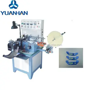 woven label cut and fold machine