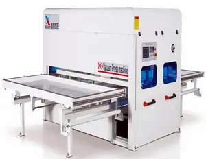 Holz bearbeitung Automatische Vakuum press maschine 3D-Laminiermaschine Membran presse für PVC-Folie, Furnier, Wärme übertragung, Leder