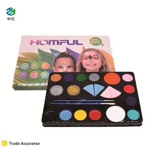 Kinder Gesichts farbe Make Up Face Painting Kit Körper bemalung zubehör