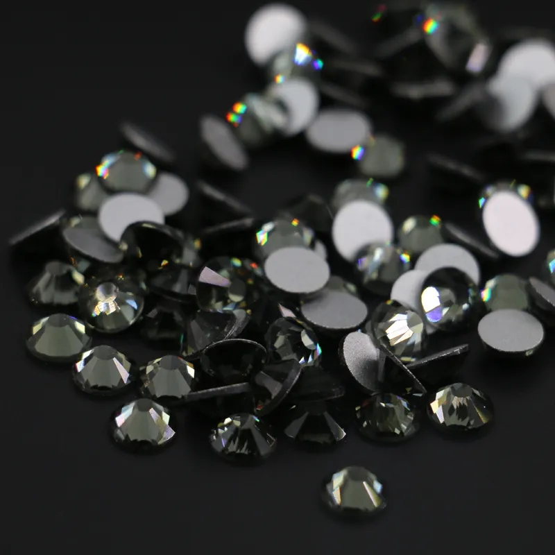 XULIN de vidrio al por mayor AAA calidad plana no hotfix de diamantes de imitación