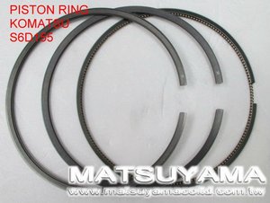6128-31-2070, <b>Piston</b> <b>Ring</b> for Komatsu S6D155/SA6D155 - Product Image 1