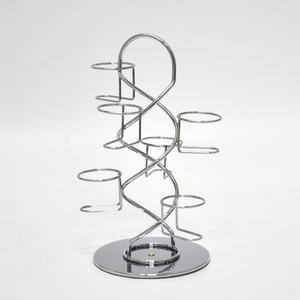 Base ronde rotative transparente 6pcs Snack Design Shop Rack - Product Image 4