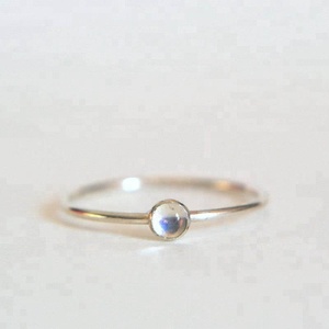 <strong>Moon</strong> <strong>Stone</strong> <strong>Rings</strong> Jewelry Women 925 Sterling Silver Natural Gemstone Moonstone Gold Plated Trendy <strong>Rings</strong> - Product Image 6