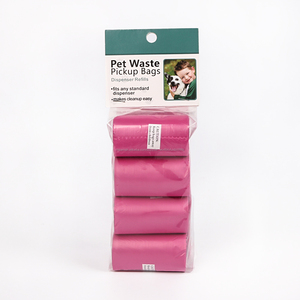 Eco friendly compostable corn starch from private label leather poop bag for dog scented - Product Image 4