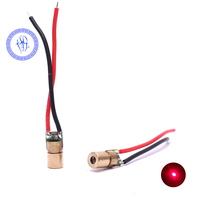 6mm 3V 5mW 650nm Red Dot Diode Module Head Mini Laser Light